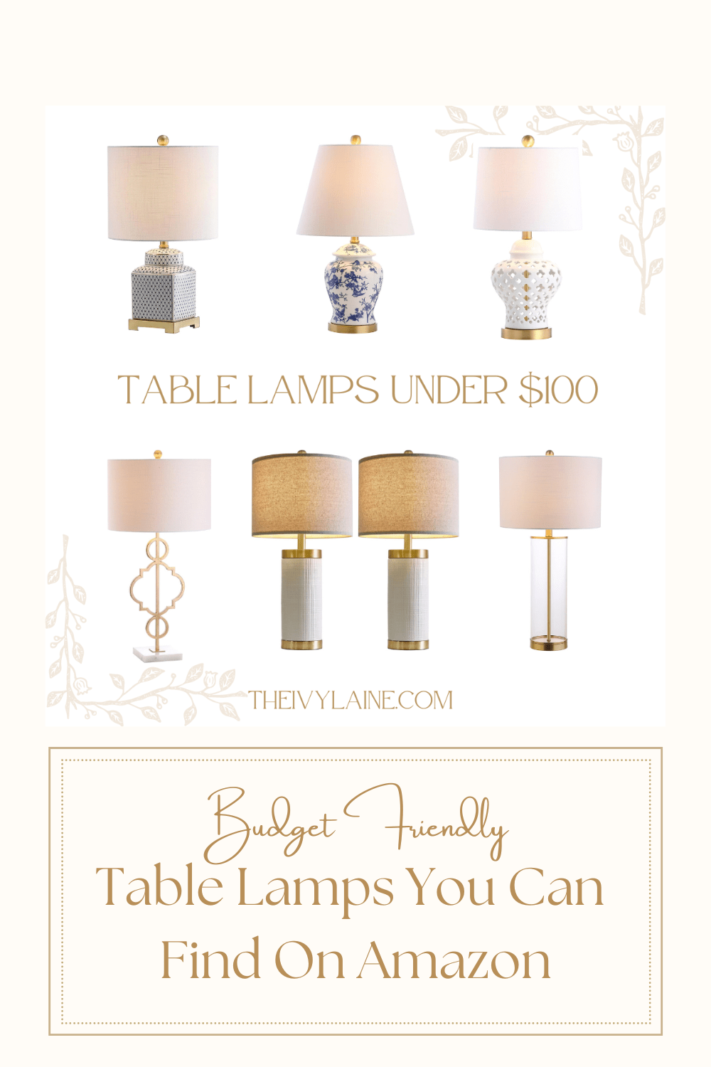 Budget Friendly Amazon Table&nbsp;Lamps